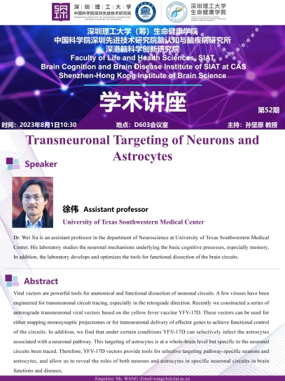 Transneuronal Targeting of Neurons and Astrocytes